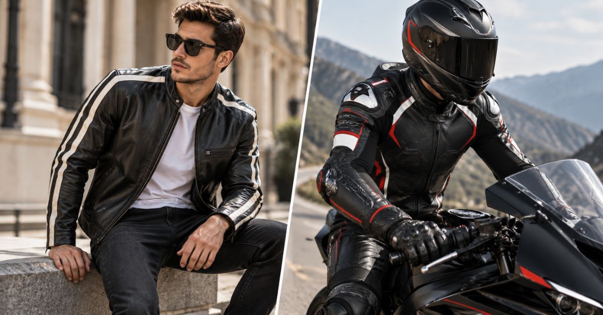 Fashion Racer Jackets vs. Protective Motorcycle Gear: Know the Difference
